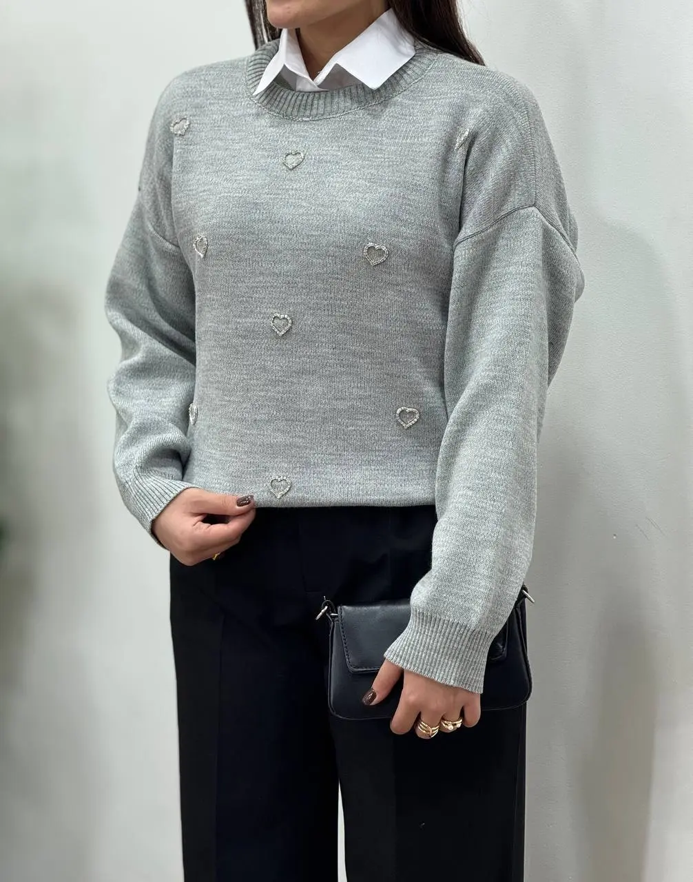 پلیوربافت زنانه ترک آیسو قلبی